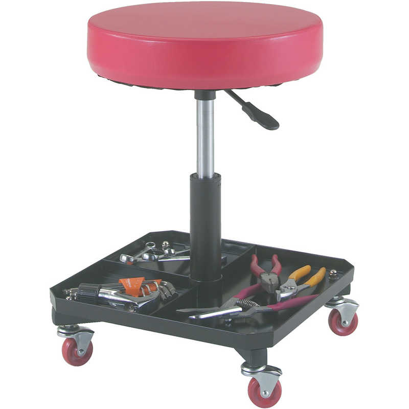 トラスコ中山　工具入れ付作業椅子 Φ370XH440ｰ555　TWCS