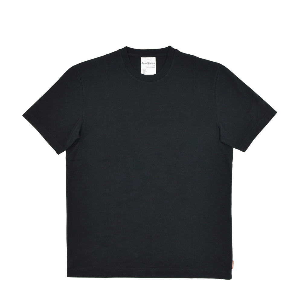 アクネストゥディオズ Tシャツ メンズ カットソー クルーネック 半袖 ブラック 黒 Acne Studios T-SHIRT[bl0230-90010]
