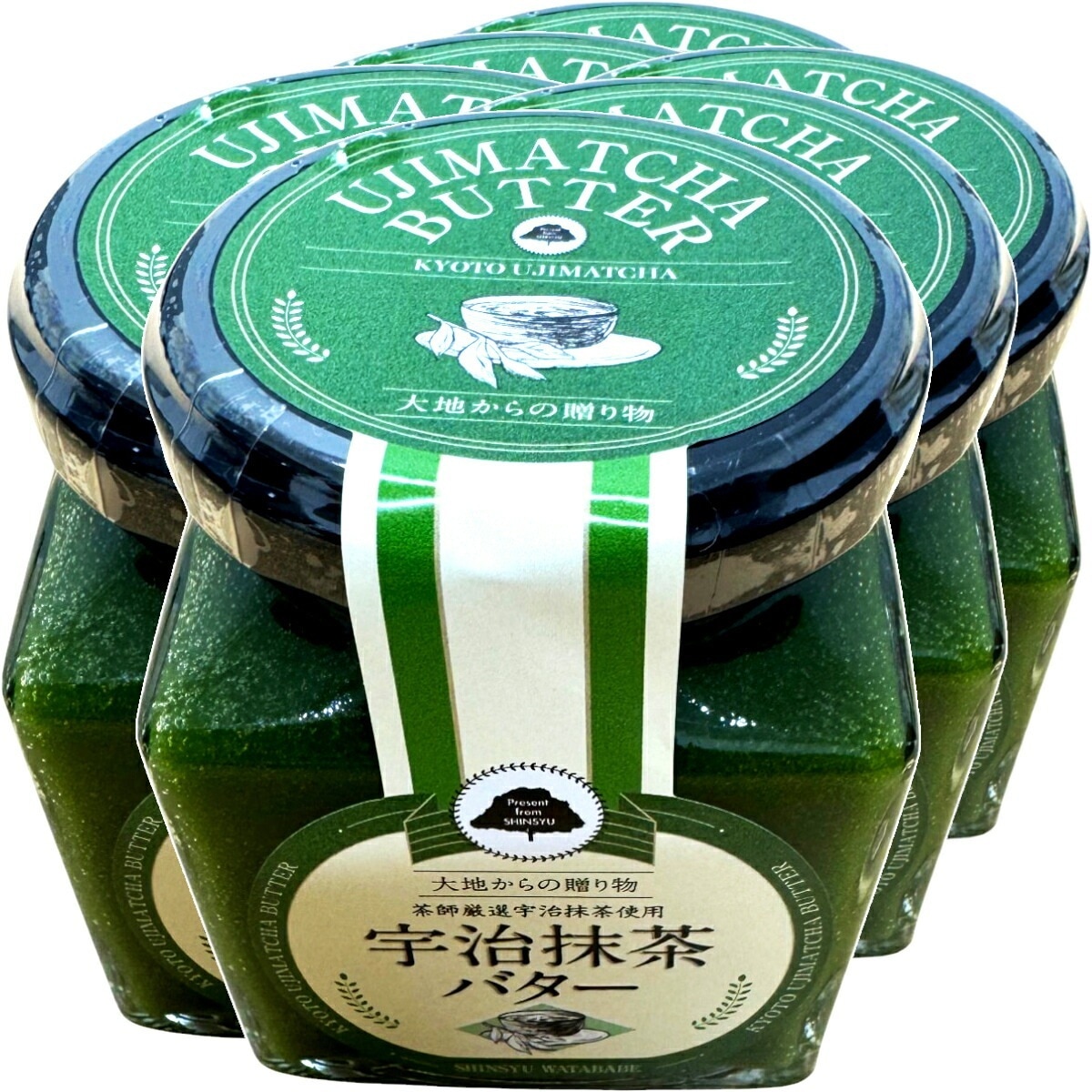 宇治抹茶バター UJI-MATCHA-BUTTER 145g×6個セット 送料無料 抹茶スプレッド 緑茶 ダイエット ギフト プレゼント お中元 敬老の日 プチギフト お茶 内祝い 2025