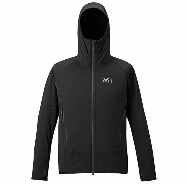 返品交換不可 在庫一掃セール MILLET ミレー ドライ グリッド フーディ アウター メンズ MIV02040-0247 即納