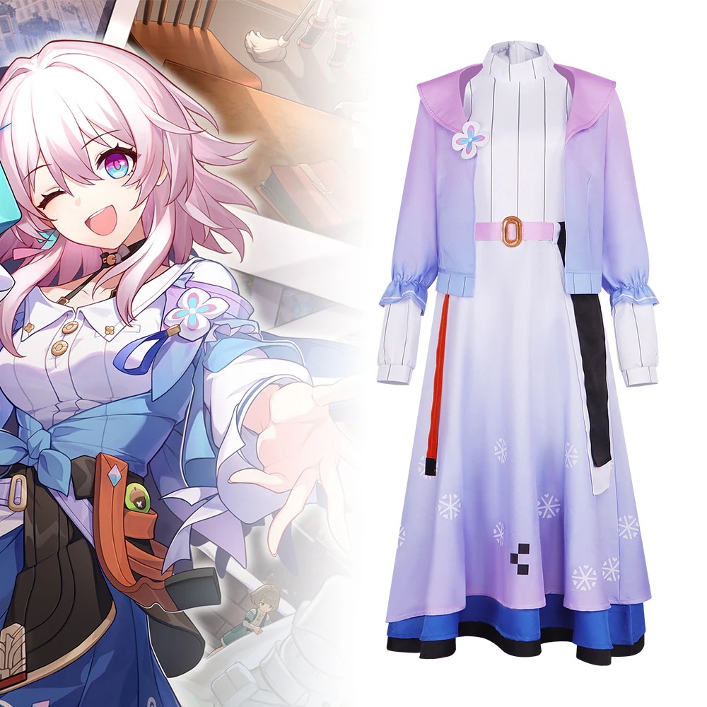 崩壊星穹鉄道cos美味誘丹恒三月七cos服装二次元アニメゲーム連動服