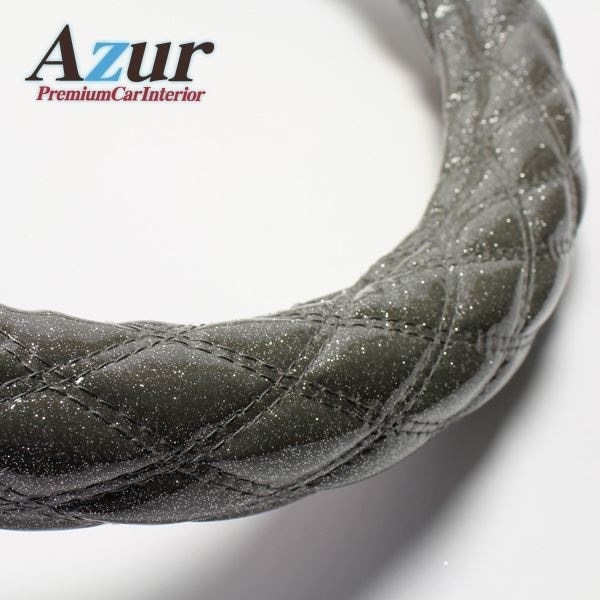 Azur ハンドルカバー ミラミラジーノ ステアリングカバー ラメシルバー S（外径約36-37cm） XS55H24A-S