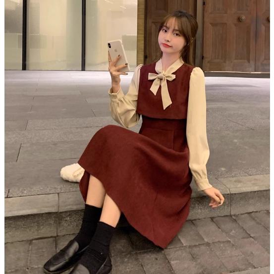 【即時割引】レトロ 長袖 ワンピース 制服 ドレス ロング スカート 正ロマン ロリータ ゴシック ロリ 衣装 撮影 姫 アニメ 女装 服 ゴシック