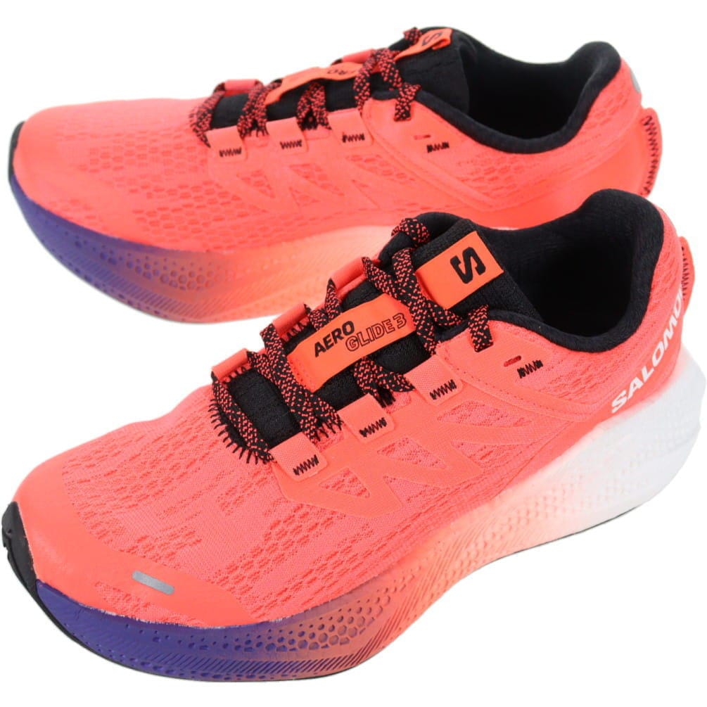 ランニングシューズ エアロ グライド 3 グラジエント W ネフレーム/ホワイト/ブラック 479765