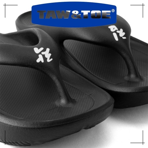 TAW&TOE X チムチャクマン 正規品 Zerovity SPORT (BLACK) ビーチサンダル 男女兼用