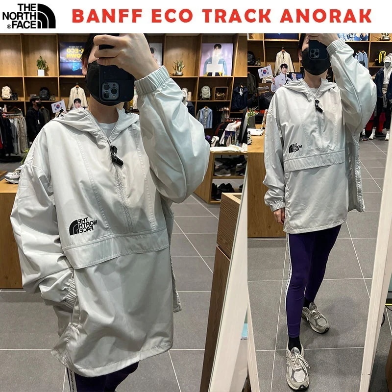韓国正規品保証 関税負担なし NA3BN14A BANFF ECO TRACK ANORAKデイリー 基本 着装 男子 女子 人気 韓国 ファッション 男女共用 アウトドア