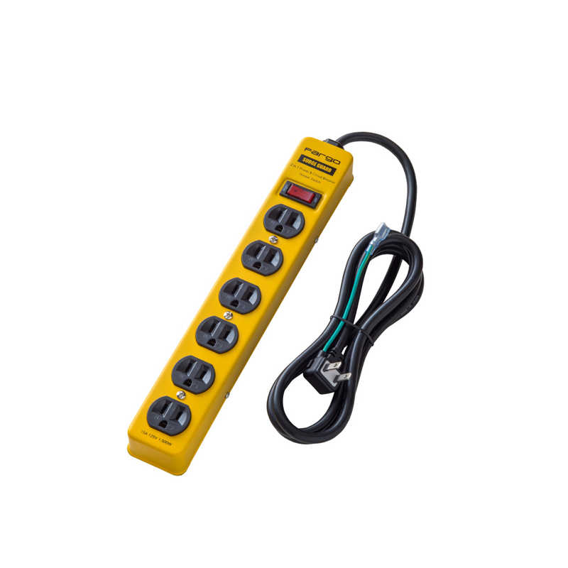 ファーゴ　STEEL TAP AC6個口 イエロー 2M ［2.0m /6個口 /スイッチ付き(一括)］　CT620YE 4,635円