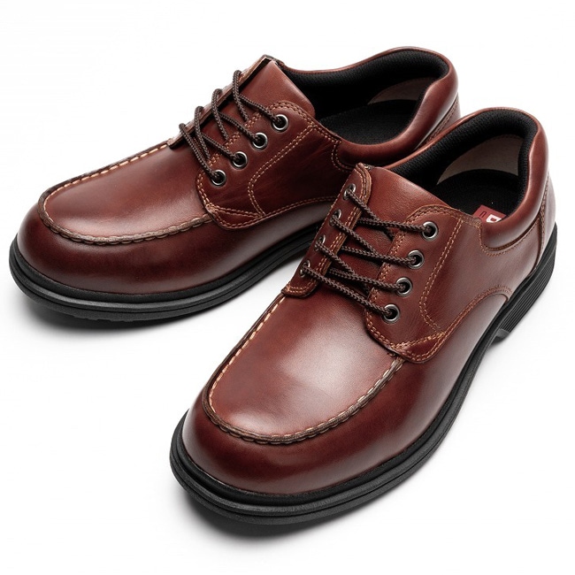 ドクターアッシー カジュアルシューズ メンズ 本革 撥水 4E 幅広 歩きやすい 甲高 軽量 防滑 革靴 雨 通勤 DR8020