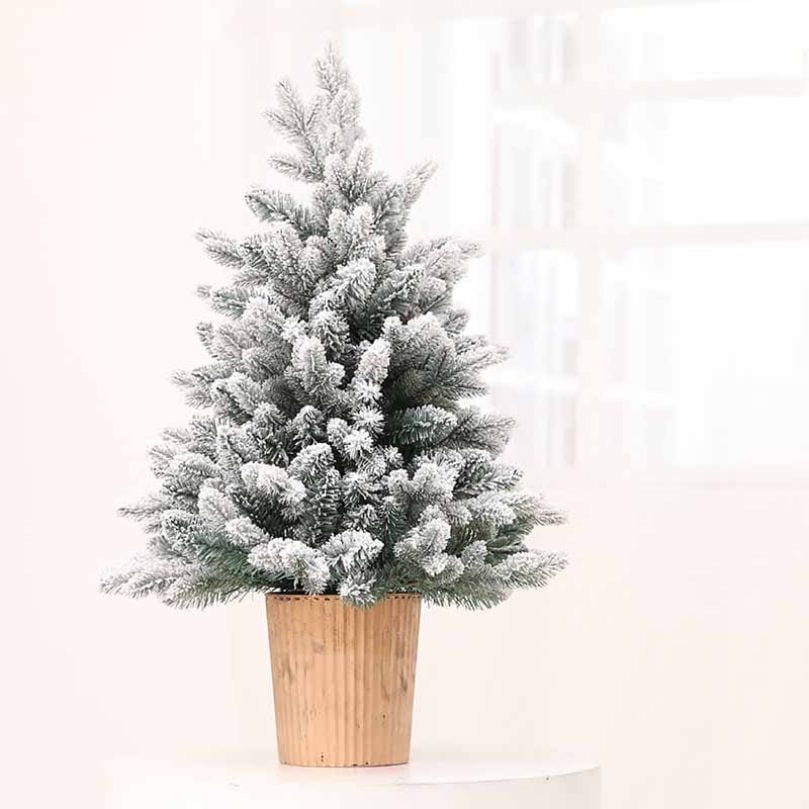 OFFクーポン ミニ クリスマスツリー クリスマスツリー 卓上置物 おしゃれ 北欧 クリスマス飾り 小物 雑貨 商店 玄関 テーブル置物 室内装飾 雰囲気満 卓上 クリスマス飾りミニ植毛雪松 木製ベー 4,710円