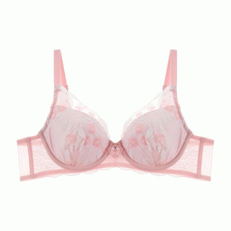 花びら刺繍パッドブラVBRB461 VBRB461TSG