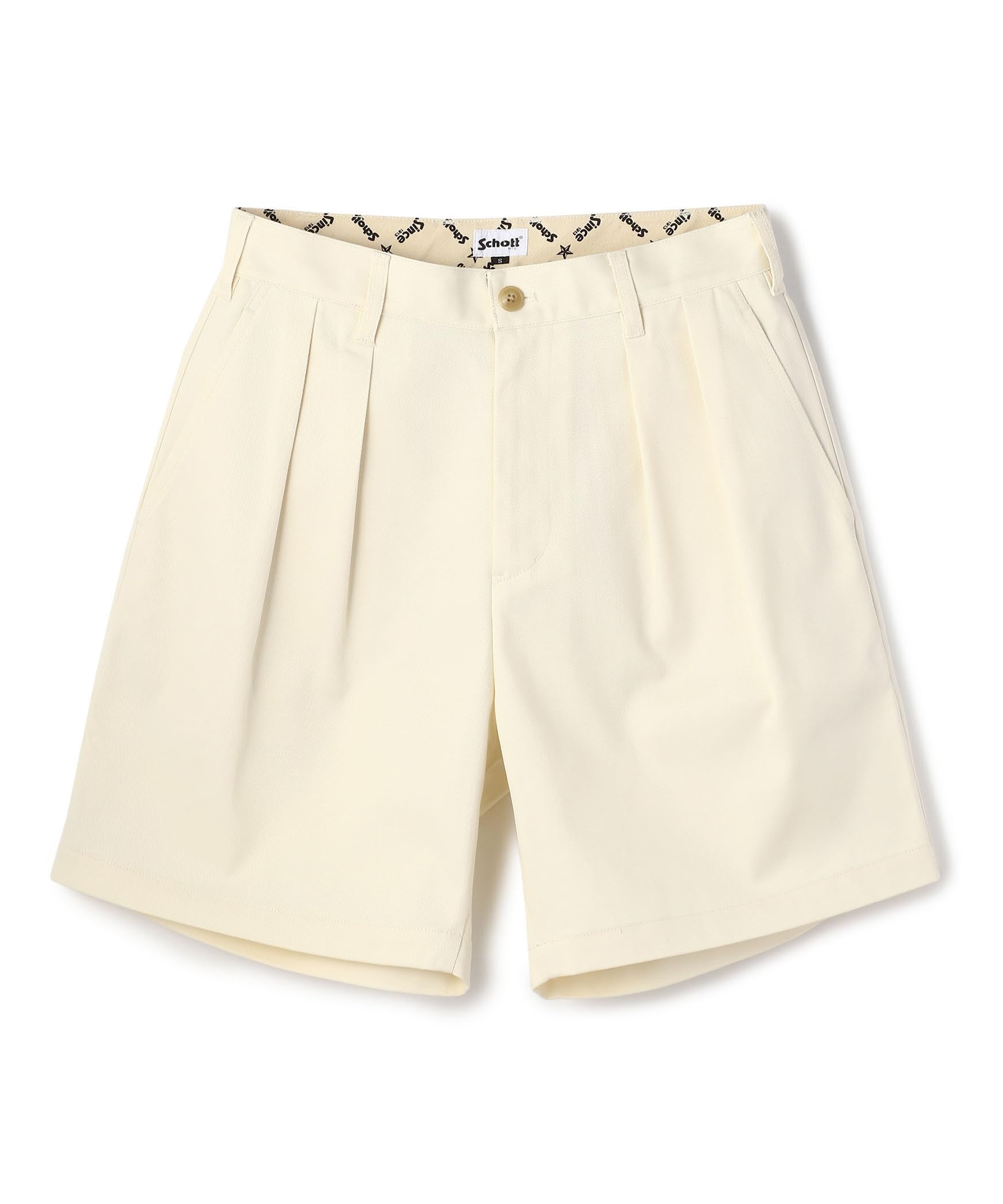 【Schott】【ショット】 TC DOUBLE PLEATED SHORTS ティーシー 2タック ショーツ メンズ 782-5913001