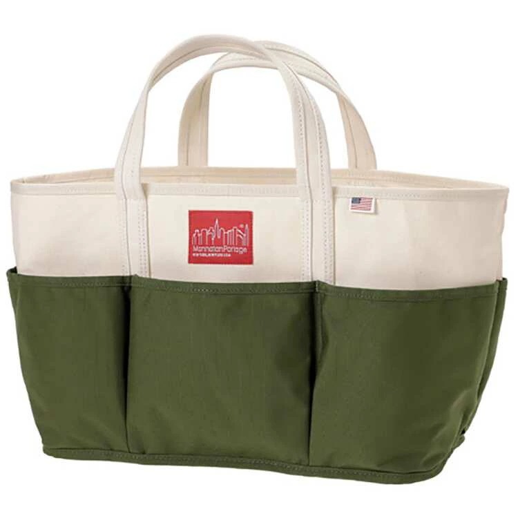 ピクニック アウティング トートバッグ L ナチュラル×オリーブ W59/41×H27×20.5cm #MP1383LDUC-1052