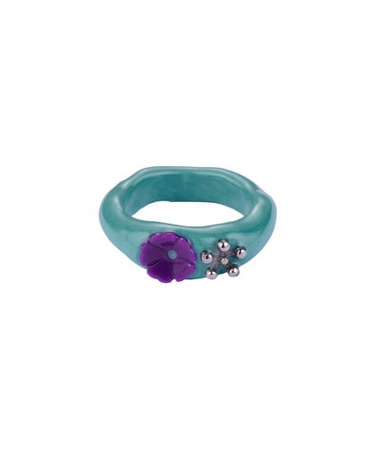 NFF elowen ring pale blue エロウェンリング ペールブルー 韓国アクセサリー 正規品 レディース 指輪