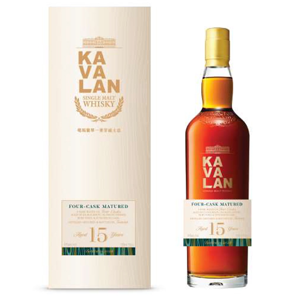 【送料無料】【正規品 箱入】カバラン 15 年 フォーカスク マチュワード シングル モルト ウイスキー 700ml 43％KAVALAN AGED 15 YEAR FOUR CASK MAT