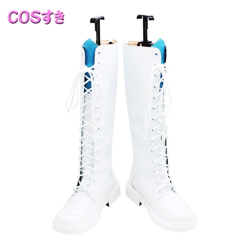 【全店任意2枚購入で100円OFF】にじさんじ　VTuberリゼ・ヘルエスタ Lize Helesta コスプレブーツ 靴 ハロウイン パーティー 仮装