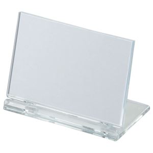 （まとめ） 光 カード立て 可動式 W80×H50mm 透明 UC2-1 1個 (×40セット)