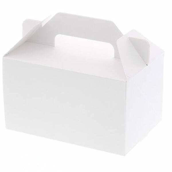 （まとめ買い）シモジマ HEIKO カットケーキ箱 Nキャリーケース ホワイト 12x18 25枚 004248081 [x3セット]