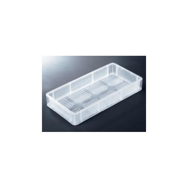 TP規格コンテナボックス [TP-361B 穴無し] 透明 相互モジュール嵌合可