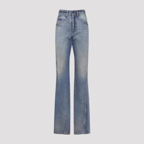MAISON MARGIELA Women Denim Pants S51LA0182 S30561 987 LIGHT BLUE INDIGO