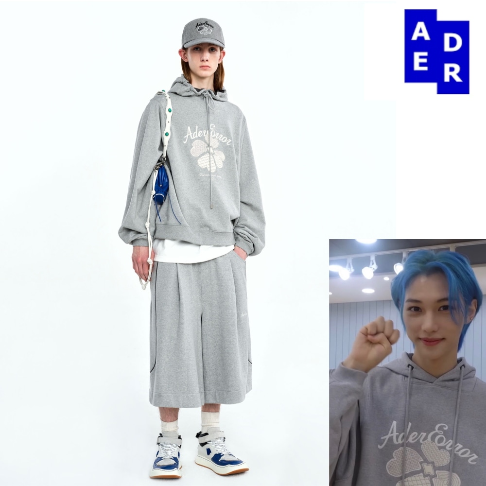 アーダーエラーADER ERROR Tever logo hoodie(stray kids ピリちゃん 着用)