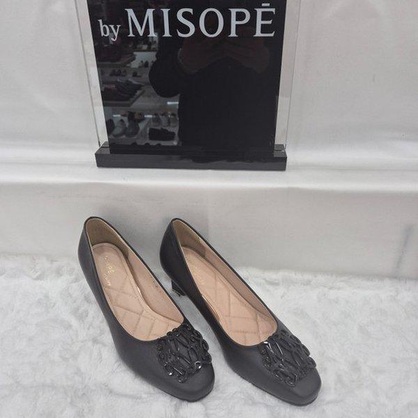 By 女性 モダン装飾パンプス 112HT331SF008 BLACK 4 JJ