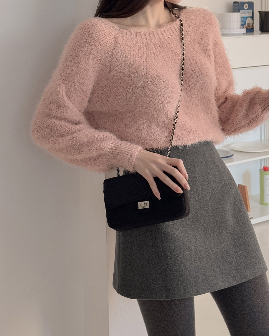 スウェードクロスバック韓国ファッション レディース 5,839円