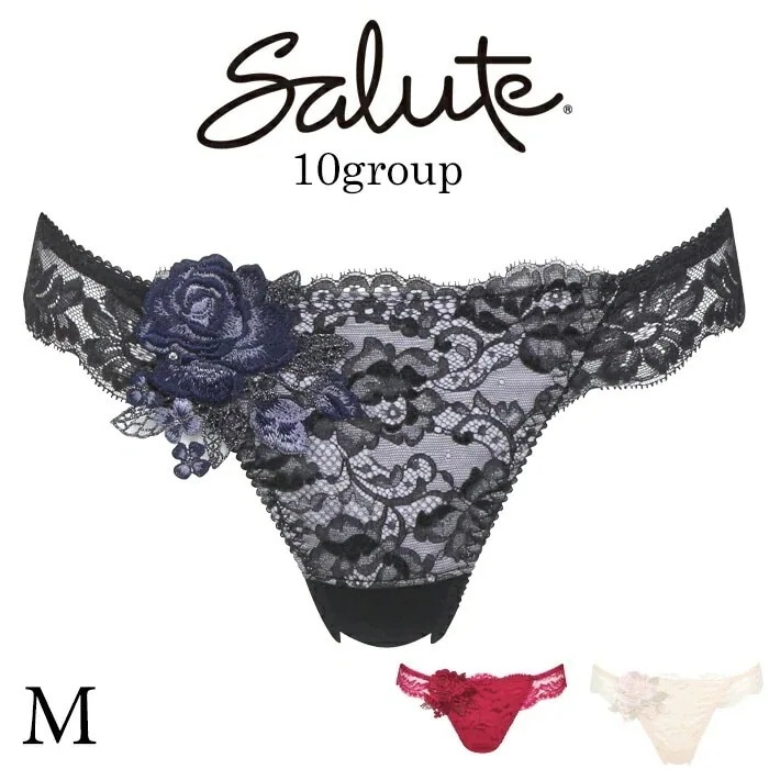 ワコール Wacoal salute (M)10グループ 定番 Tバックショーツ ソングショーツ タンガショーツ ショーツレディース メール便2点まで PTJ410 【P】