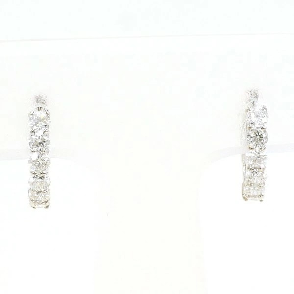 K18 18金 WG ホワイトゴールド ピアス ダイヤ 0.25 ×2 ジュエリー 中古 40,833円