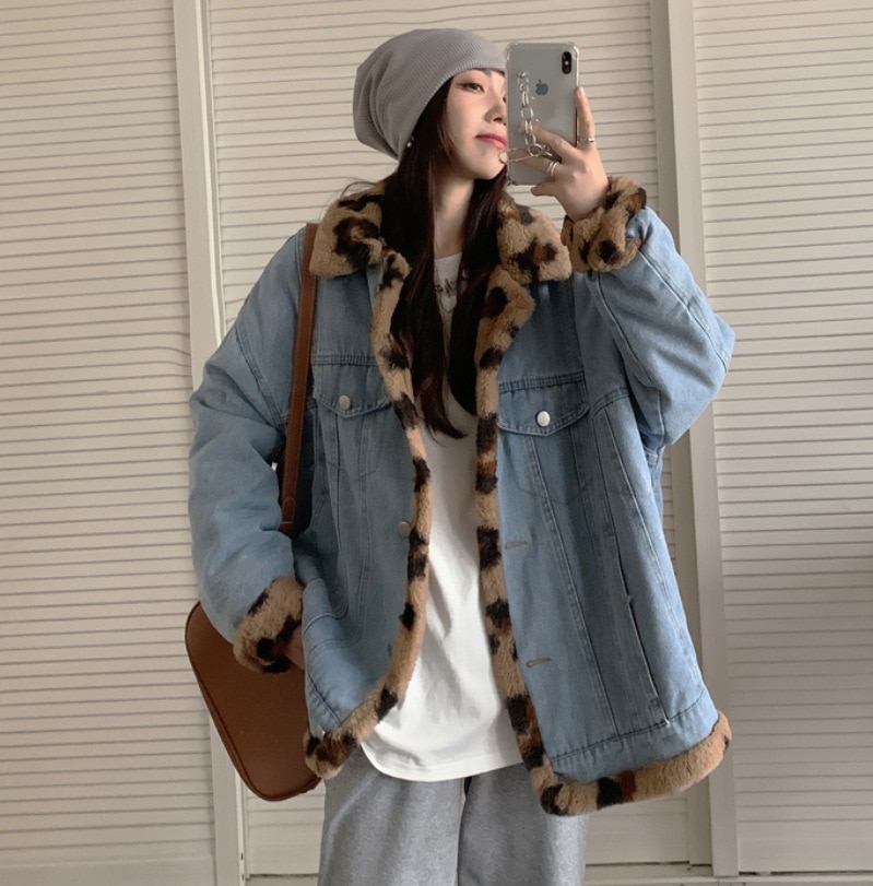 アウター デート モテアイテム もこもこアウター ミモレ丈 長袖 モコモコ ふわふわ デニム 可愛い きれいめ 上品 おしゃれ かっこいい 可愛い ラブリー キュート ガーリー クール