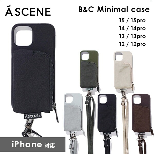 【即納】 エーシーン A SCENE B&C Minimal case ajew エジュー iPhone15 iPhone14 iPhone13 iPhone12 iPhone 7,656円
