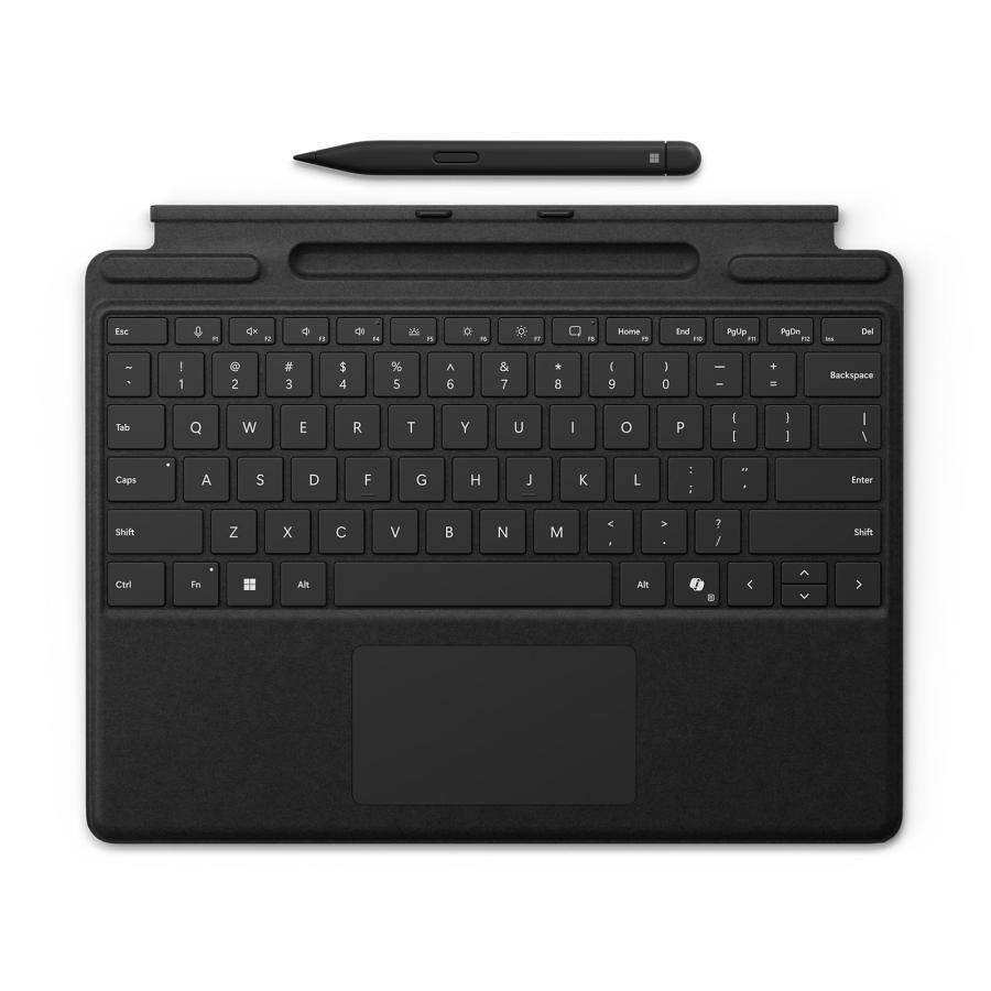 【新品 箱不良・シュリンク破れ品】Microsoft マイクロソフト Surface Pro キーボード スリムペン 8X6-00186 ブラック