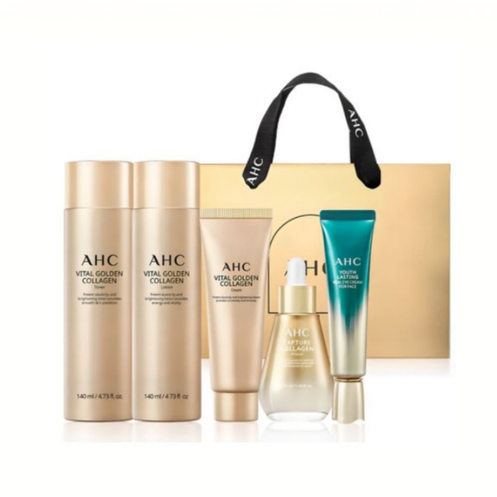 バイタル ゴールデンコラーゲン ユース トータルスキンケア 5点セット 1セット (トナー140ml ローション140ml クリーム50g アイクリーム30ml アンプル50ml)