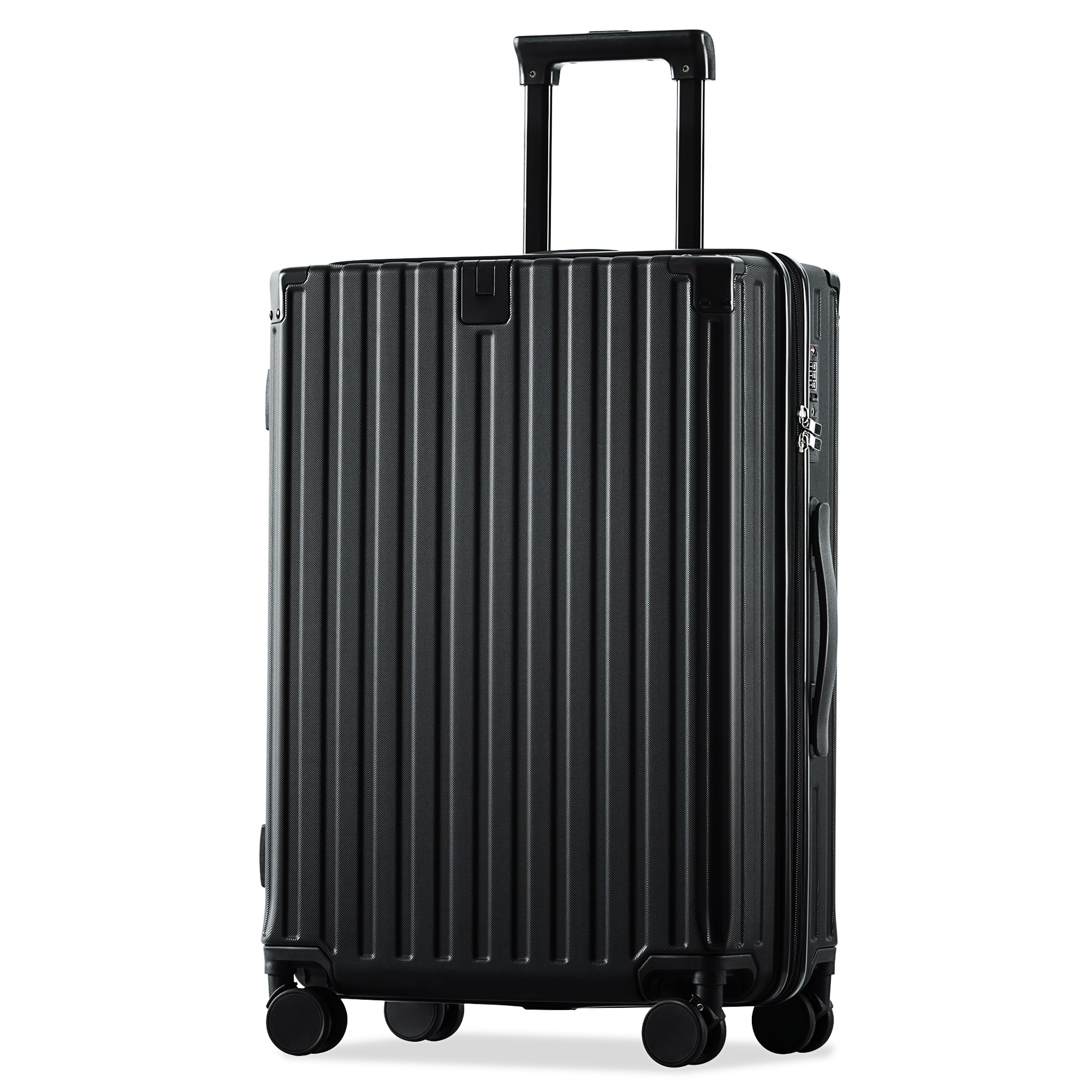 【国内出荷 - 3日配達】スーツケース Lサイズ キャリーケース キャリーバッグ Lサイズ ストッパー付き アルミコーナーパッド 7日~14日 大容量超軽量 軽い おしゃれ かわいいダブルキャスター 7,064円