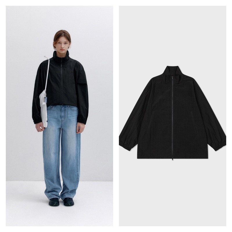 高い品質 JACKET HALF NYLON CLASSIC】 LOW : アウター その他 BLACK ジャケット・アウター