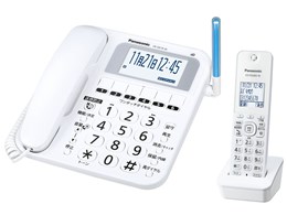 Panasonic / パナソニック コードレス電話機（子機1台付き）VE-GE19DL-W [ホワイト]