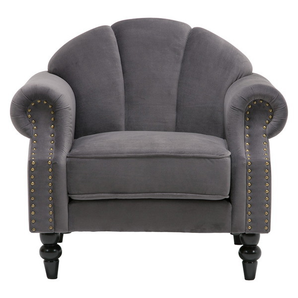 ルコ1P-CGY ソファ チャコールグレー メーカー直送 24,487円