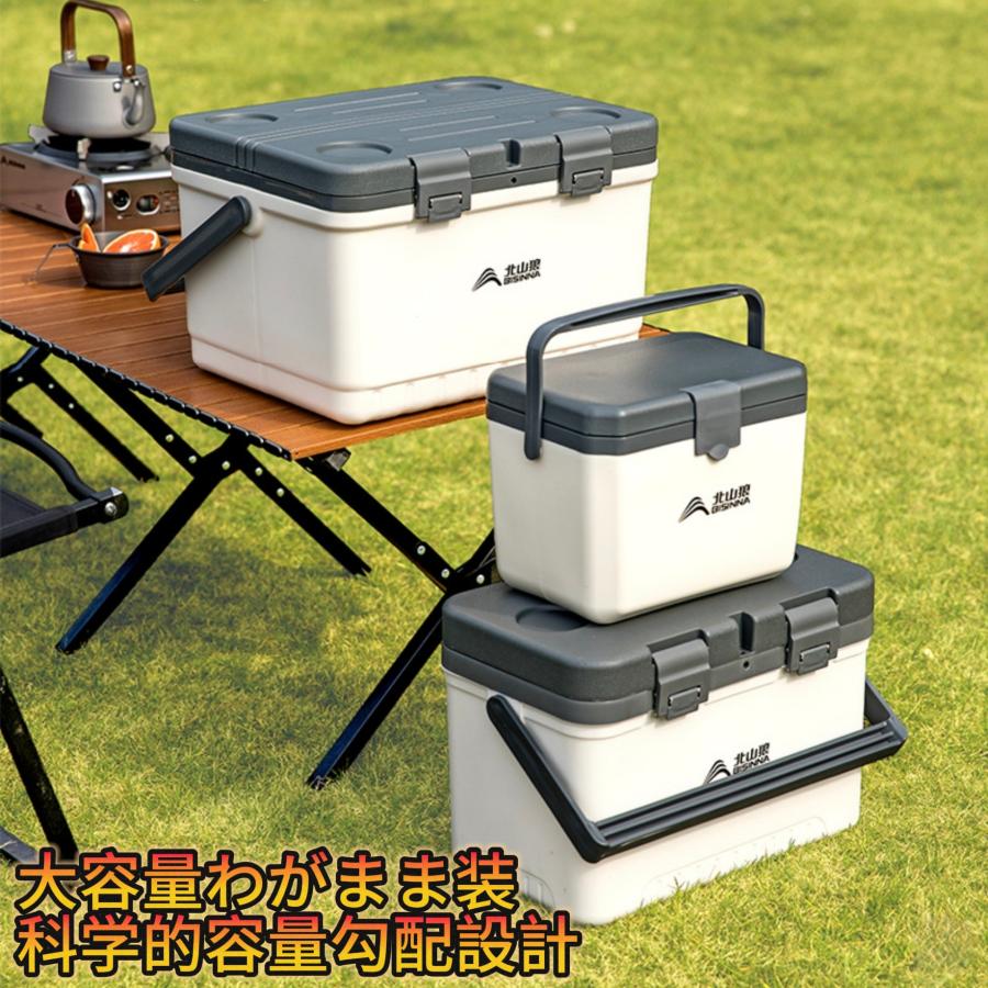 「2025新品発売」クーラーボックス 3 種類の容量を用意 保冷 アウトドア超保冷 長時間保冷 携帯可能 家庭用 商業用対応 氷で保冷 付属品として保冷剤・氷ブロックをプレゼント