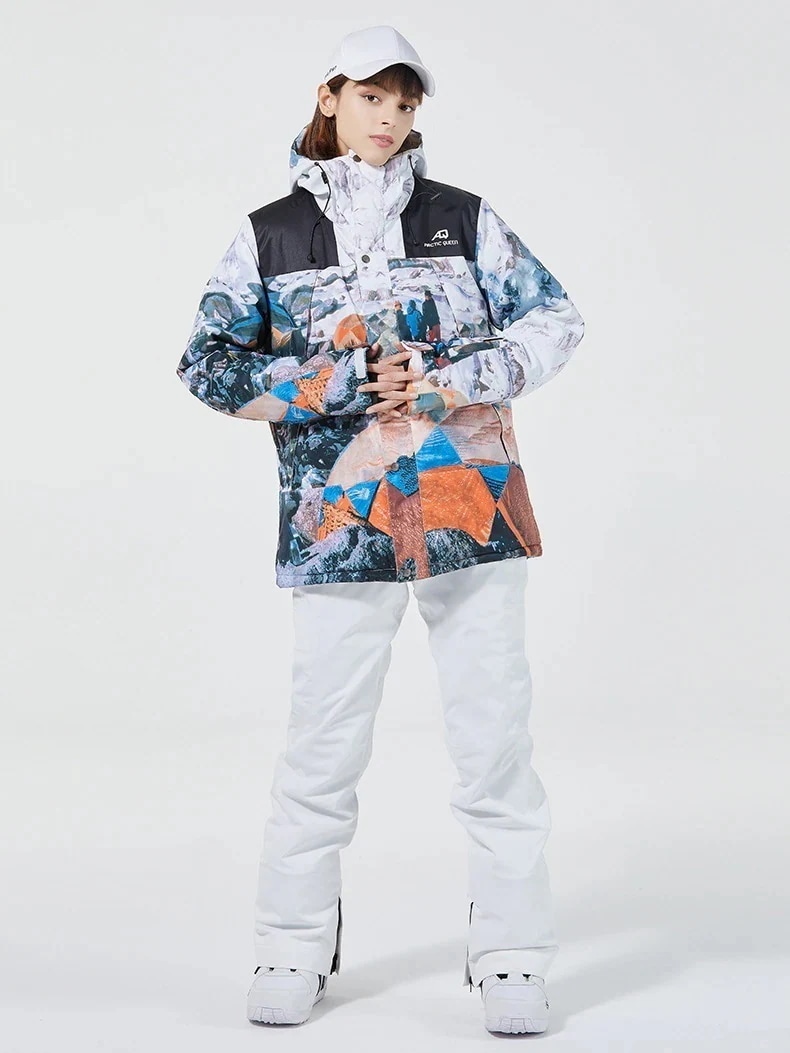 上下セット スノーボードウェア 韓国ファッション スポーツシリーズ スノーボードウェア