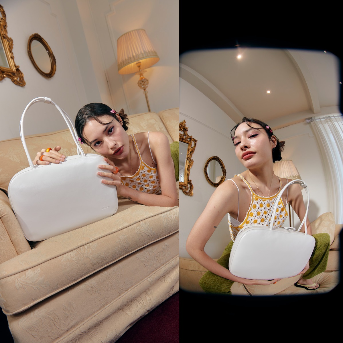 [2022夏ファッション]レザーラージボストンバッグ