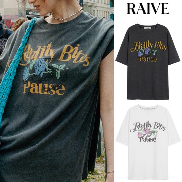Rose-Chain Graphic T-Shirt 半袖 Tシャツ_2色