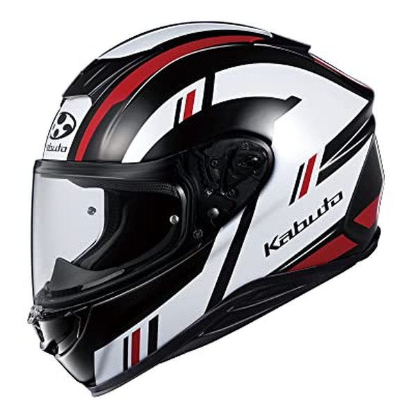 フルフェイスヘルメット エアロブレード・6 ダイナ ブラックホワイトレッド S 55-56