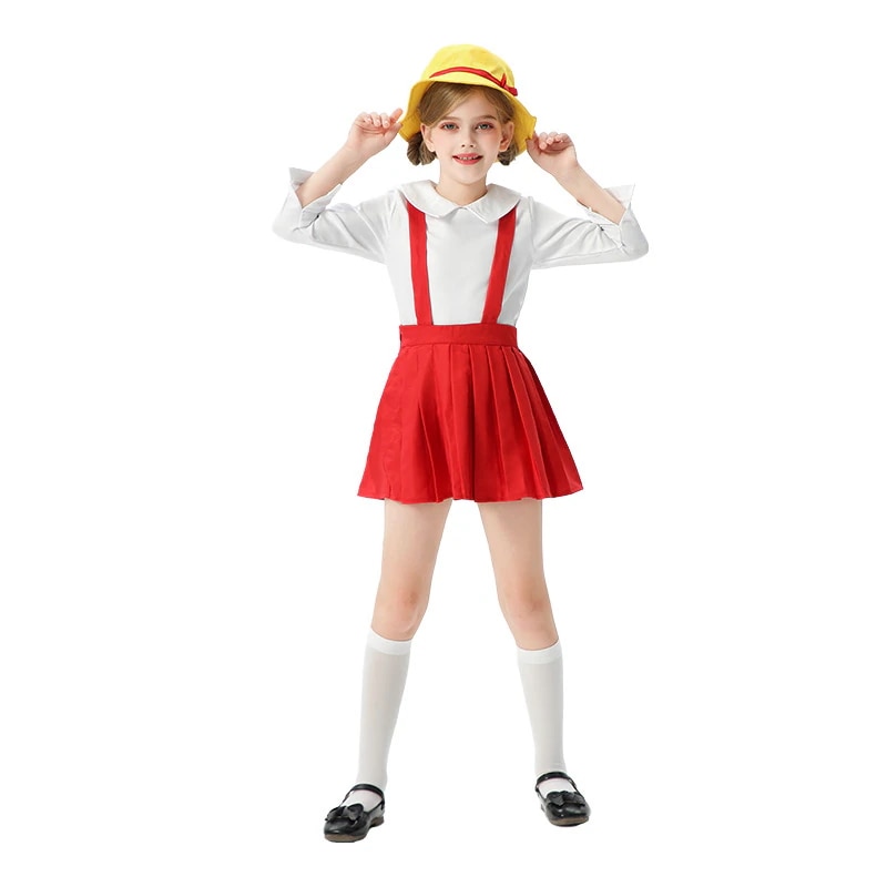 長袖ちびまる子ちゃん 子供服 コスプレ 子供服 アニメ コス 女子 公演 学生服 クラス制服
