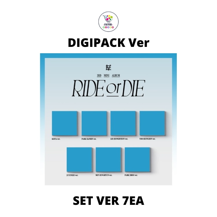 Digipack Ver SET Ver EVNNE 3rd Mini Album RIDE or DIE