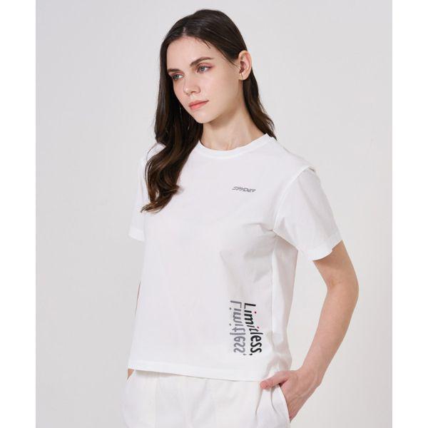 女性デュオテックセミクロップ半袖 SPKMCNRS355WOWH 659897