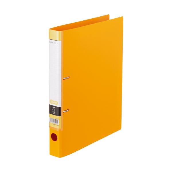 （まとめ）TANOSEE DリングファイルA4タテ 2穴 350枚収容 背幅53mm オレンジ 1セット(10冊) 〔×2セット〕〔代引不可〕 まとめ）TANOSEE DリングファイルA4タテ 2穴 350枚収容 背幅53mm オレンジ