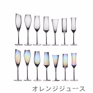 insシャンパングラス高足ガラスクリスタルグラスセットグラス用めっき発泡グラス甘口グラス