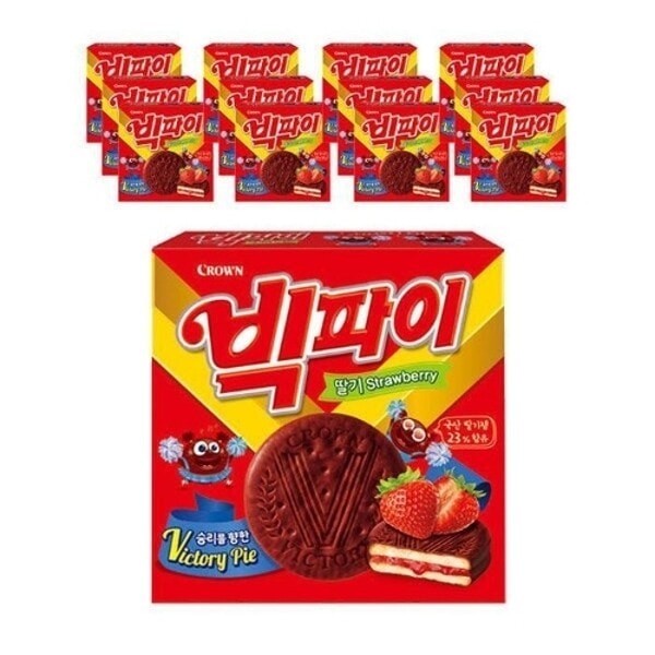 クラウンビッグパイイチゴ18袋入324gx12個入り(1ボックス)