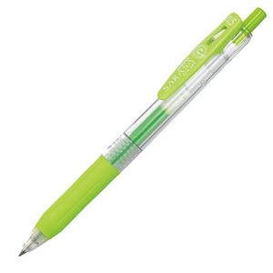 ゼブラ(まとめ) ゼブラ ゲルインクボールペン サラサクリップ 0.5mm ライトグリーン JJ15-LG 1本 (60セット)