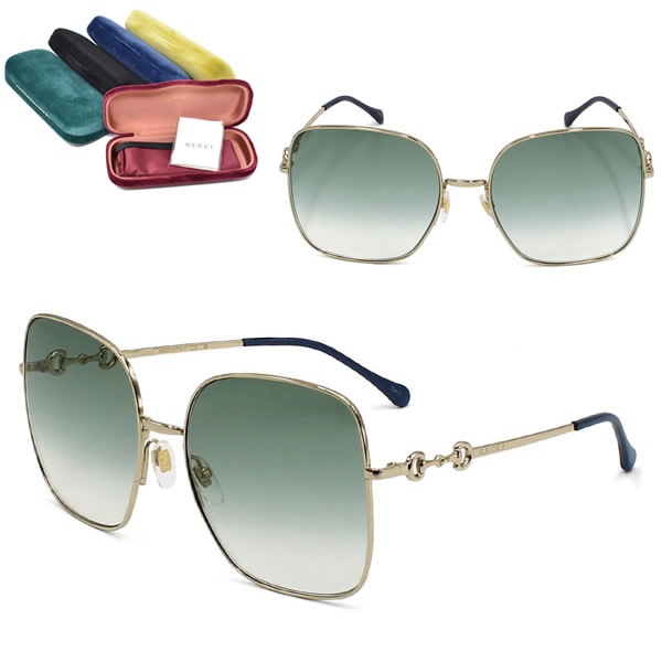 サングラス GG0879S-003 サングラス EYEWEAR ノーズパット ゴールド グリーングラデーション メンズ レディース ユニセックス