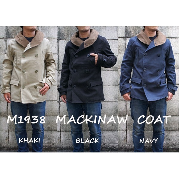 USタイプ Ｍ1938マッキーノコート JC064YN ネイビー Mサイズ